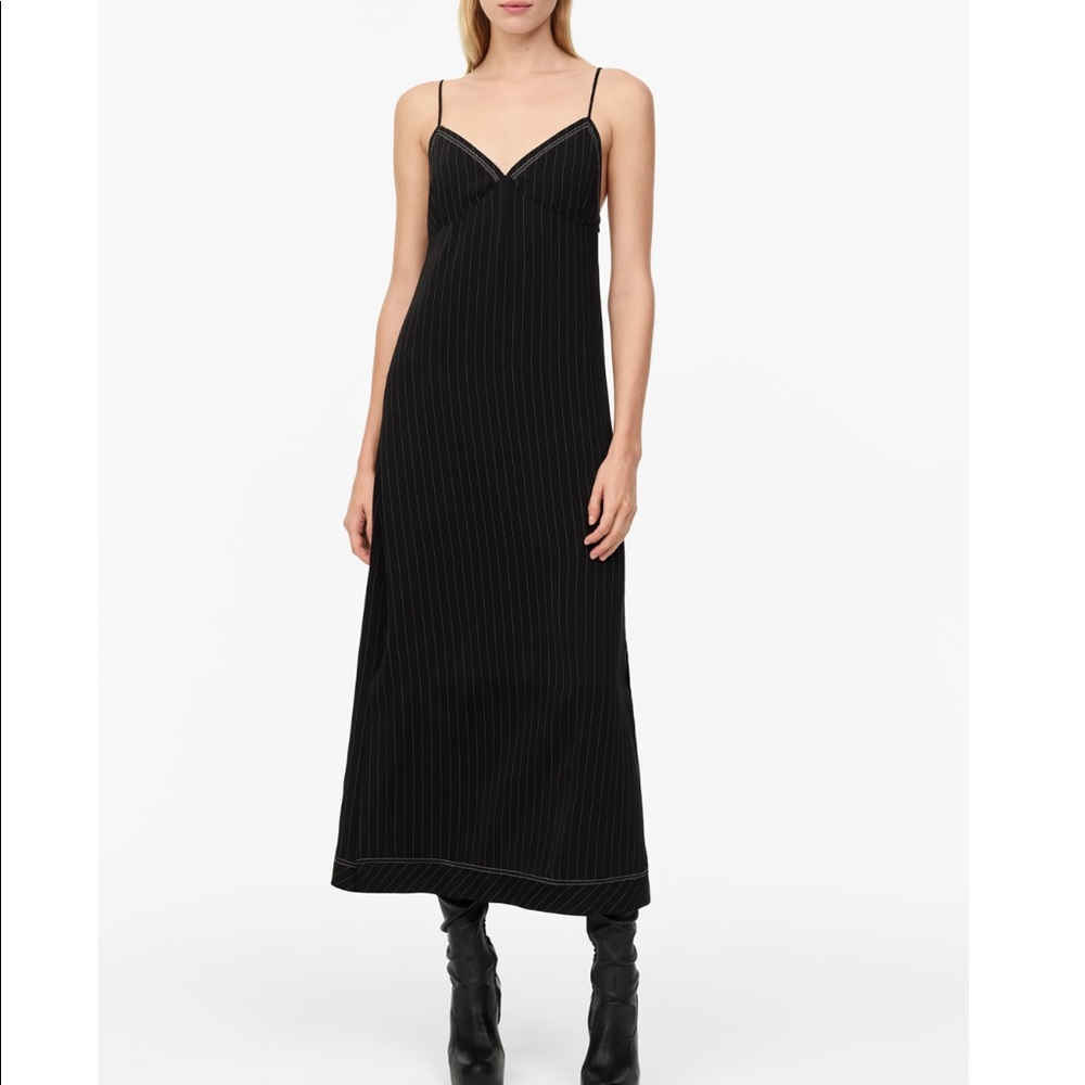 NWT Zara slip dress with v-neckline & thin straps
